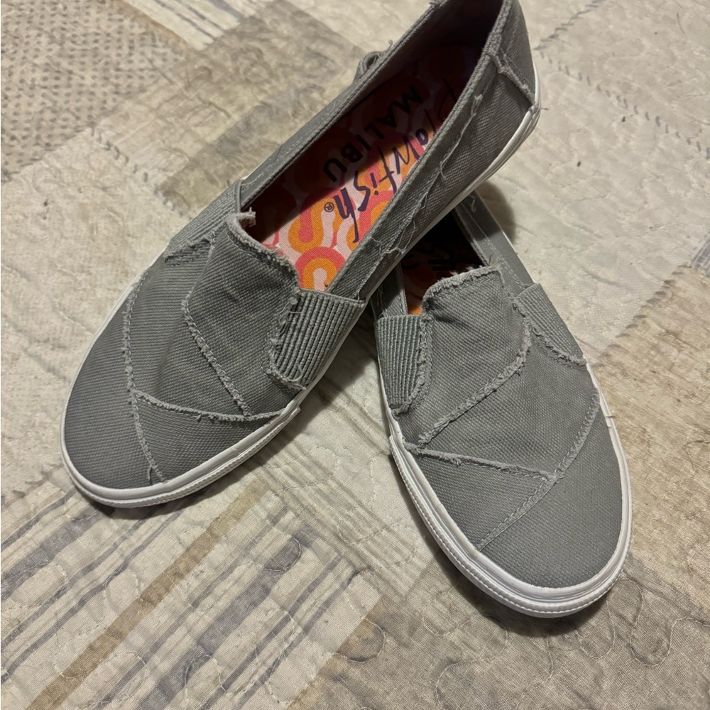 Blowfish Gray Slip-On Shoes